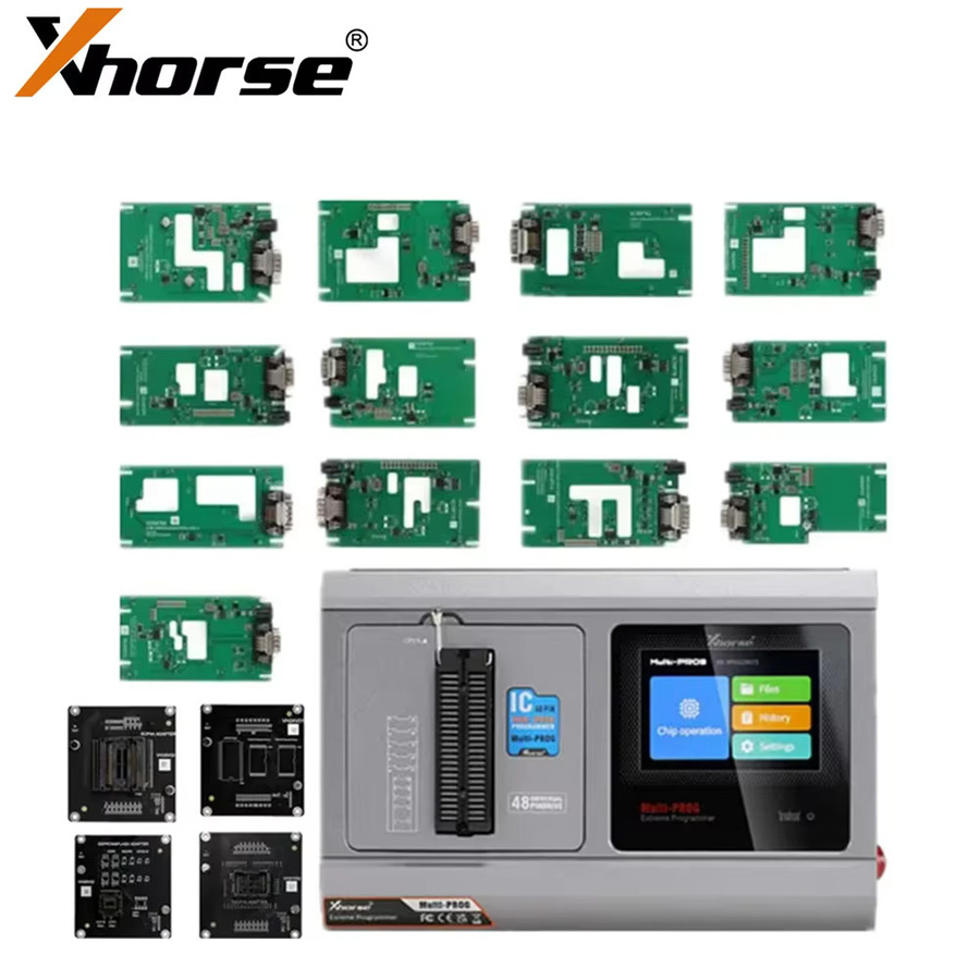 Xhorse Multi Prog ECU TCU Programmiergerät mit SOP44 TSOP48 EEPROM und MQB48 lötfreien Adaptern - Bild 2