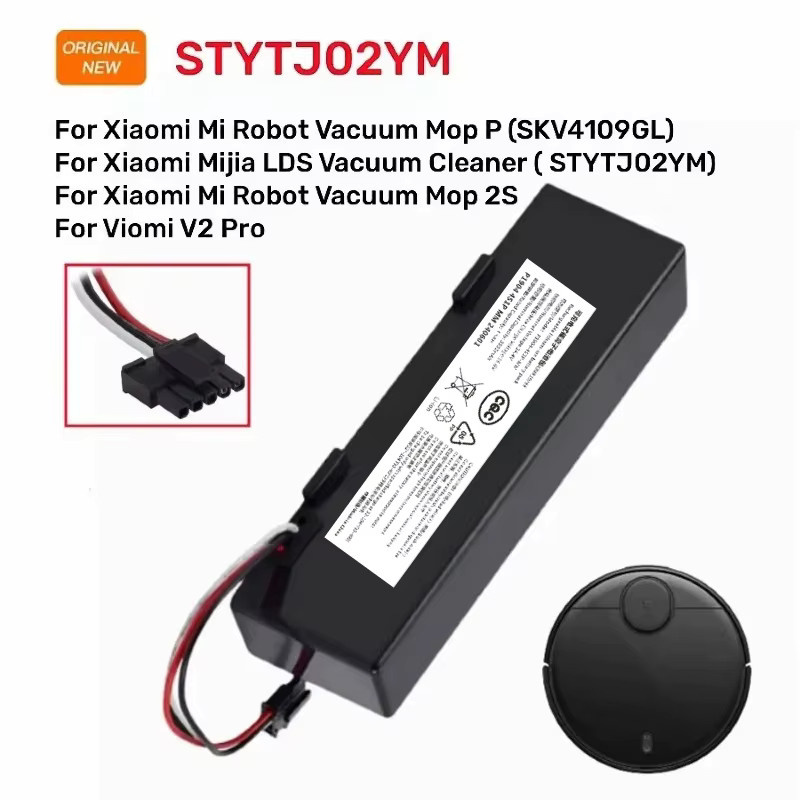 Xiaomi Lithium-Akku 14,4V 3500mAh für Mijia 2S STYTJ02YM Mop in Schwarz - Bild 2