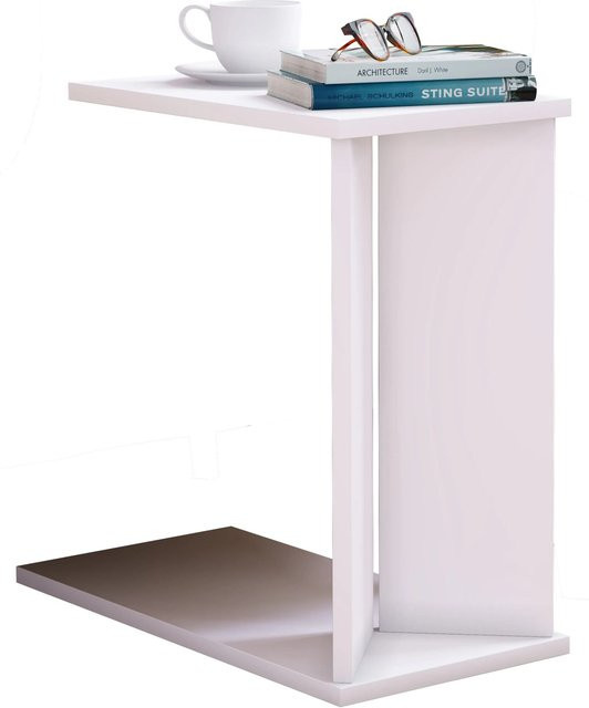 VCM Beistelltisch und Couchtisch Nachto in Weiß, moderner Couchtisch aus MDF für dein Wohnzimmer - Bild 1