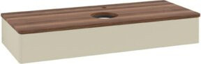 V&B Waschtischunterschrank Antao ohne Frontstruktur in Weiss, B/T/H: 120 x 50 x 19 cm - Bild 1