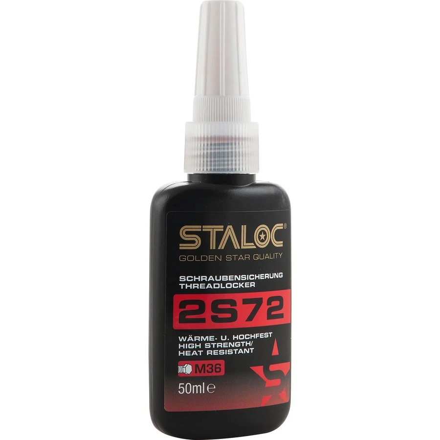 Staloc Schraubensicherung 2S72 Hochfest Rot bis M36 50 ml - Bild 2