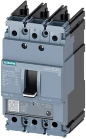 Siemens 3VA5112-5EC31-1AA0 Leistungsschalter in Grau mit einem Einstellbereich von 125 - 125A und einer maximalen Schaltspannung von 277 V/AC - Bild 1