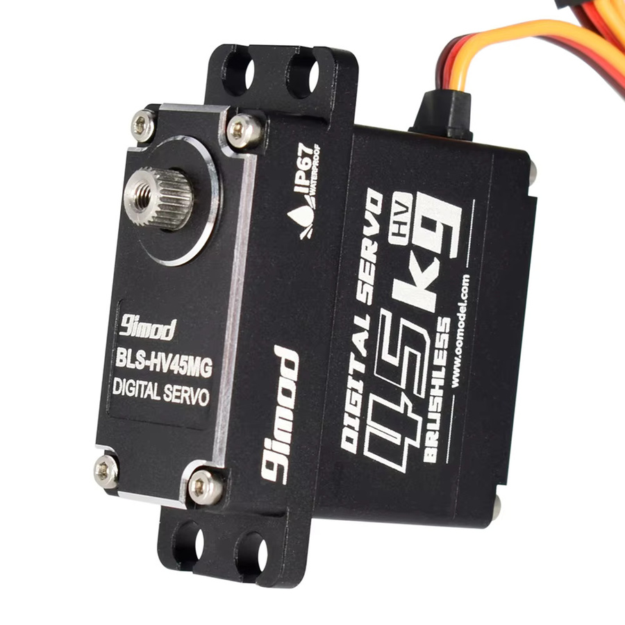 9imod BLS-HV45MG Servo, wasserdicht, aluminium gehäuse, digital, metall getriebe - Bild 2