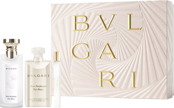 Bvlgari Thé Blanc Eau de Toilette Set, 75 ml, 10 ml Travelspray, 75 ml Duschgel - Bild 1