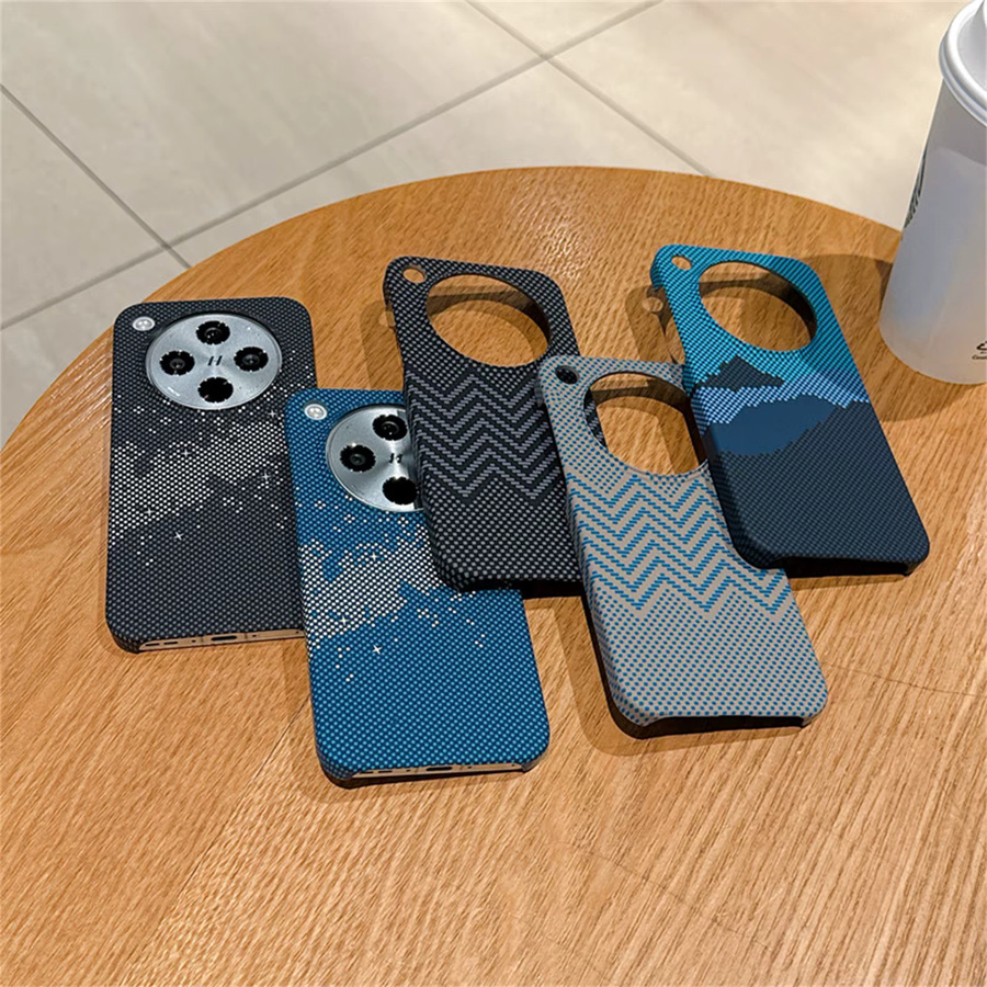Magnetische Anti Slip Matte Schutzhülle für OPPO Finden X8, X8S Ultra und X8 Pro aus Kevlar Carbon Faser in Schwarz - Bild 2