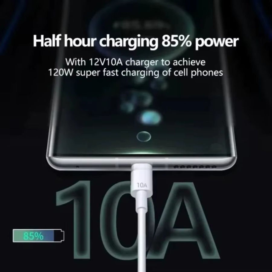 Muzisn USB-C Ladekabel und Datensynchronisationskabel in Weiß, 1 m und 2 m - Bild 5
