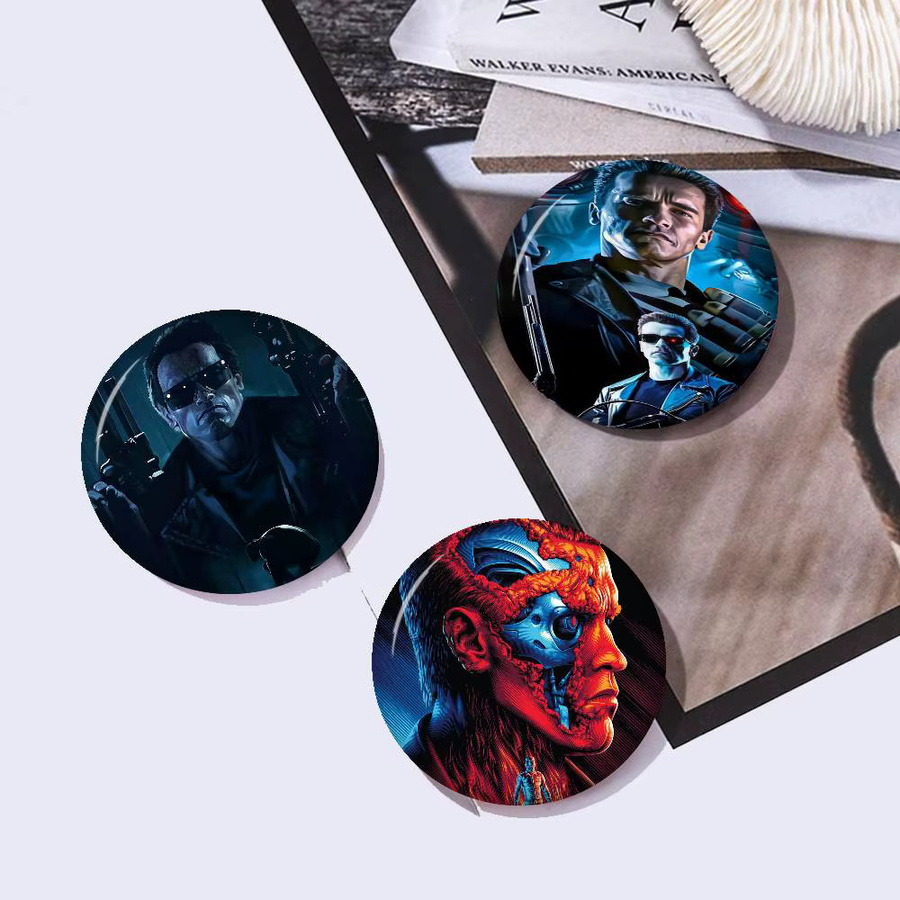 Button Pin Film „Der Terminator“ Anime, Brosche - Bild 3