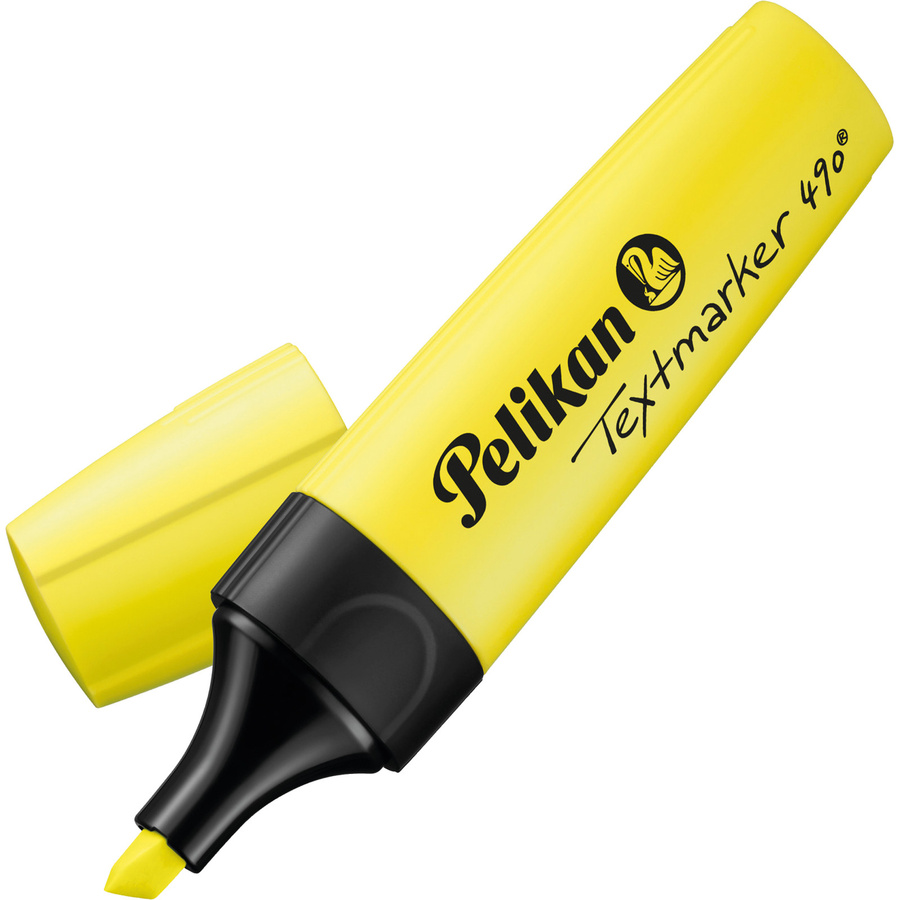 Pelikan Textmarker 490 Gelb mit Keilspitze - Bild 2
