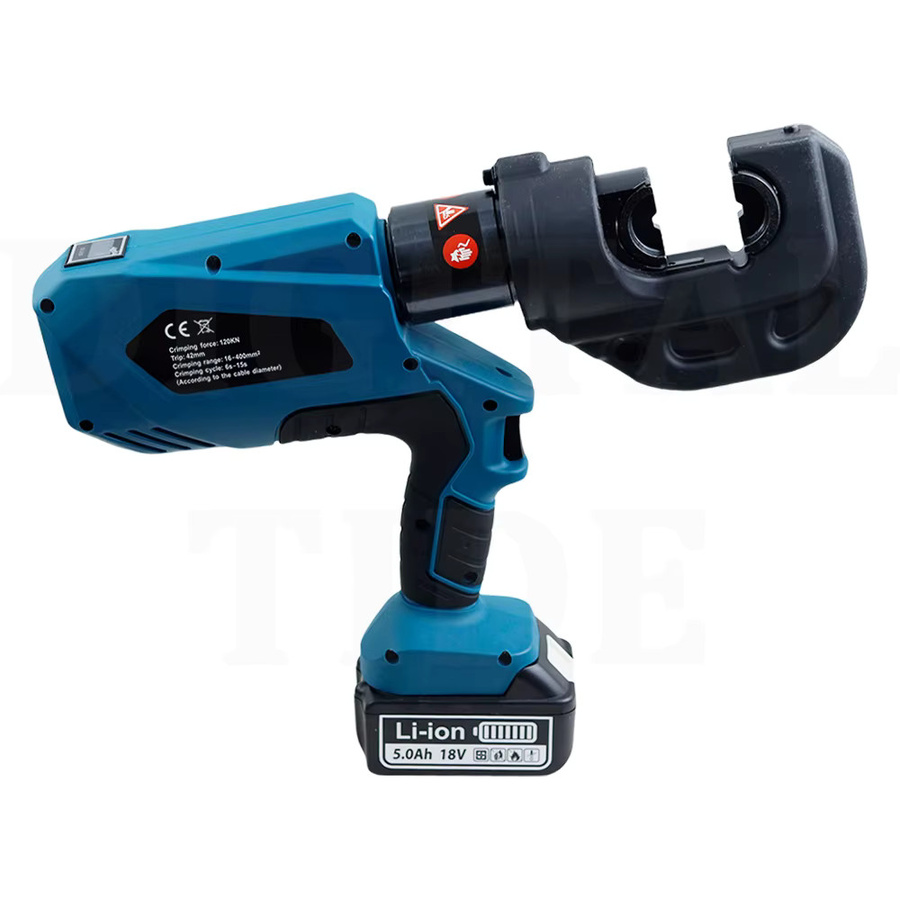 XMSJ Wiederaufladbare elektrische hydraulische Crimpzange EZ-300/EZ-400 in Blau - Bild 2