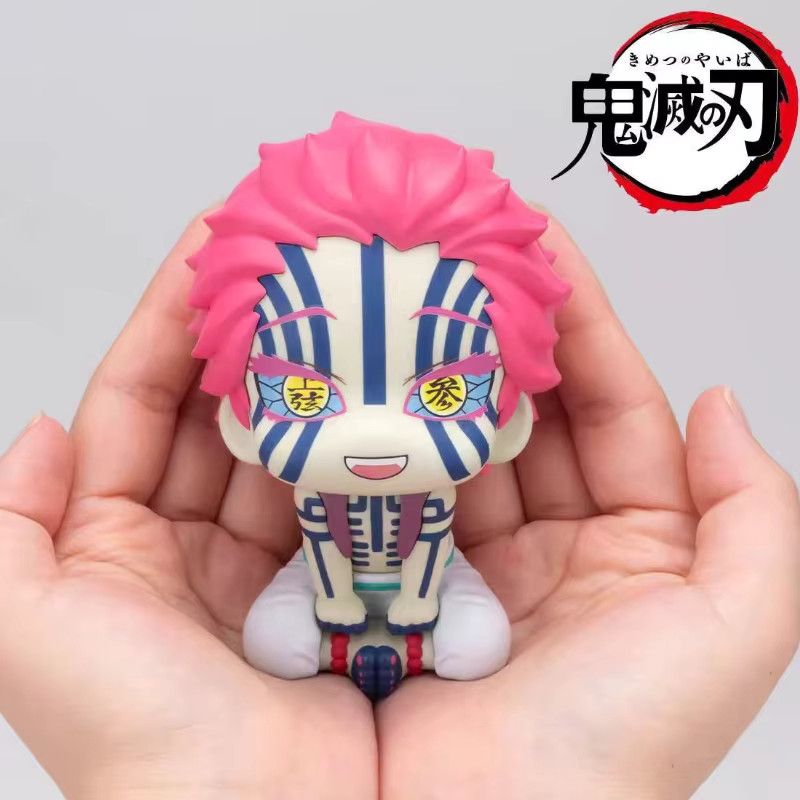 Bandai Demon Slayer Damomaru Anime Figur Q-Version süßes Modell in Weiß - Bild 3