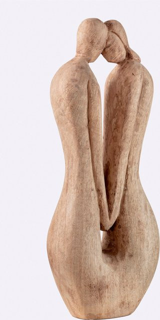 Heine Home Deko-Figur aus Mangoholz in Natur, Tischdeko B: 38,0 cm, H: 15,5 cm, T: 8,5 cm - Bild 1