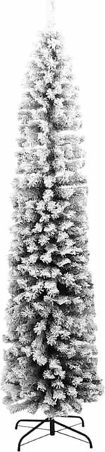 vidaXL Künstlicher Weihnachtsbaum mit 300 warmweißen LEDs in Grün, Höhe: 240 cm - Bild 1
