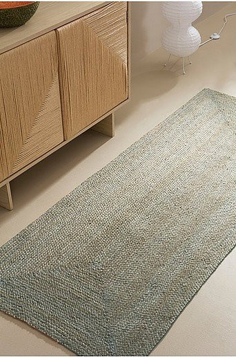AZZURA Juteteppich gewebt in Beige und Grau, rechteckig - Bild 1