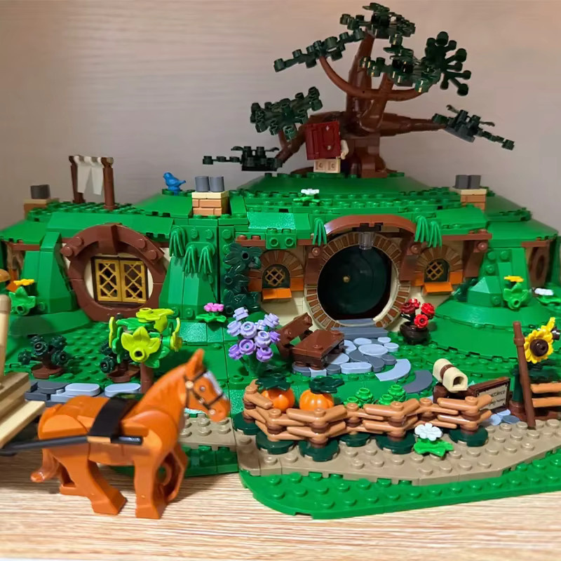 TEOK Shire Hole Dorf-Architektur, Baustein-Set, 2017 Teile, ab 14 Jahren - Bild 5