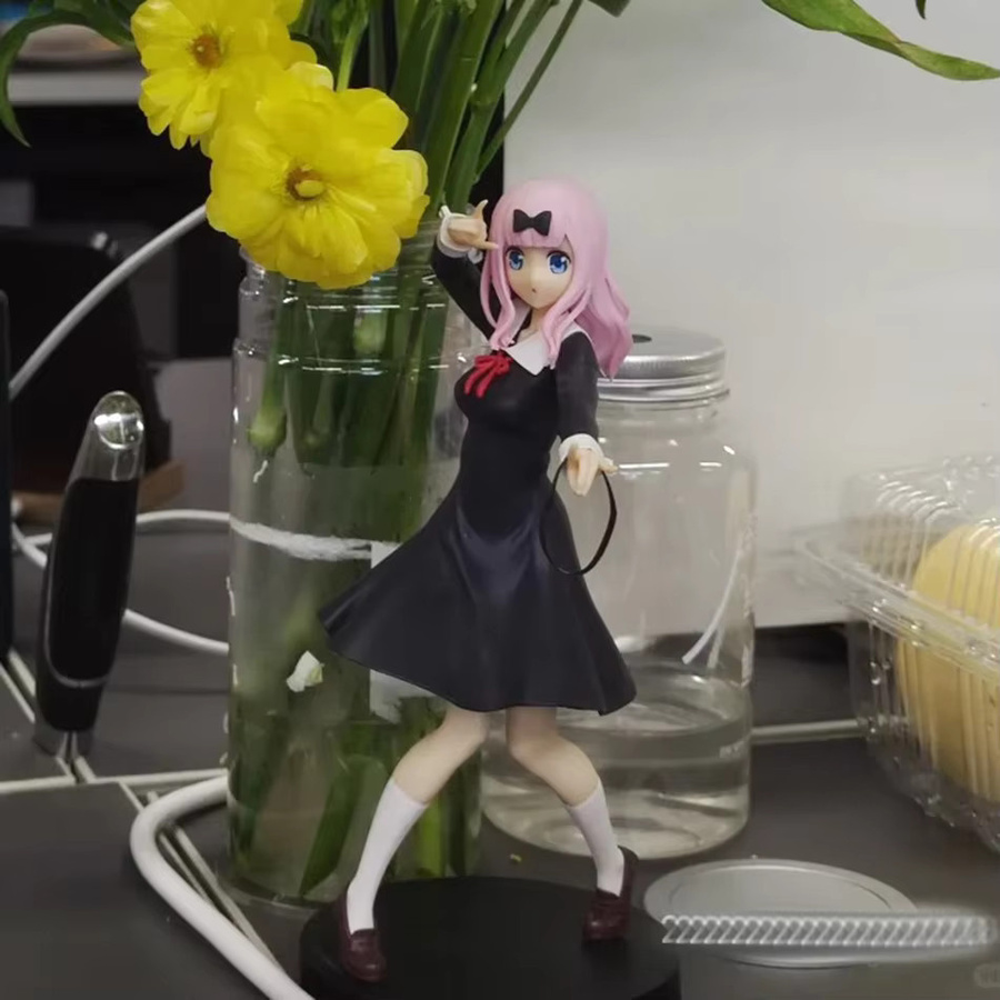 Bandai Kaguya-sama: Love is War, Fujiwara Chika, Anime Spiel Figur, Mädchen, 18cm - Bild 4