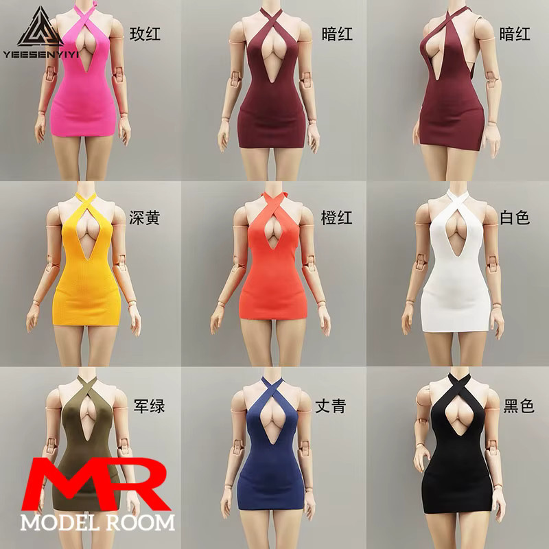 MAK Weibliche Backless Strap Kurzen Rock Kleid Kleidung, Zubehör, Plüsch / Textil - Bild 1