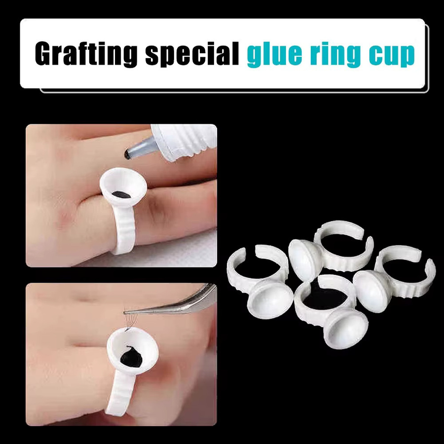 Usiriy Microblading Tattoo Ink Ring Cup Caps, Pigmenthalter - Bild 5