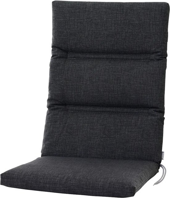 Siena Garden Sesselauflage Comfort Anthrazit B/T/H: 110 x 48 x 7 cm - Bild 1