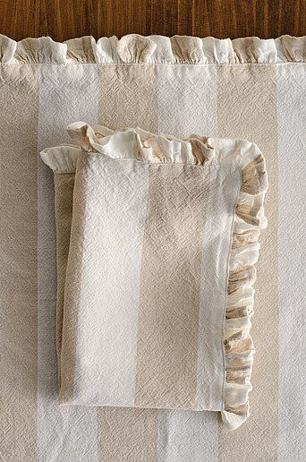 Jotex Serviette ISLA beige aus Baumwolle 2er-Pack B/B: 45,0 x 45,0 cm - Bild 1