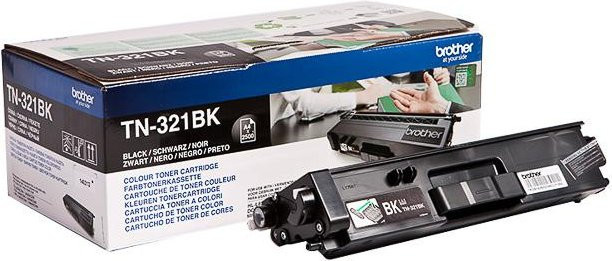 Brother Toner TN-321BK Schwarz für Laserdrucker mit einer Kapazität von 2.500 Seiten - Bild 1