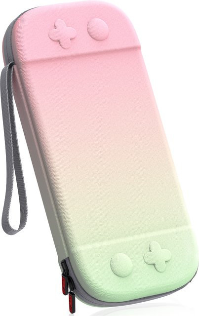 DEVASO Hartschalen-Reisetasche für Nintendo Switch 2 in Pink mit 12 Spielkartenfächern und Displayschutzmatte - Bild 1