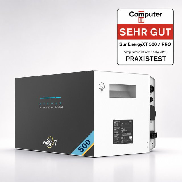 SolarMars SunEnergyXT 500 All in One Solarstromspeicher mit 5 kWh in Weiß - Bild 1