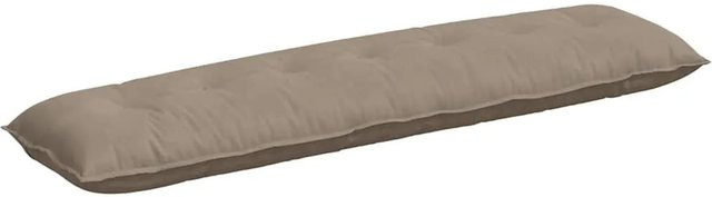vidaXL Rückenkissen aus Mikrofaserstoff in Taupe, B: 200 cm, H: 50 cm - Bild 1