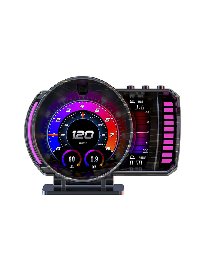MAIMEIMI OBD+GPS Dual-Mode Auto Head-Up Display HUD mit Gestensteuerung und Navigation in Schwarz - Bild 6