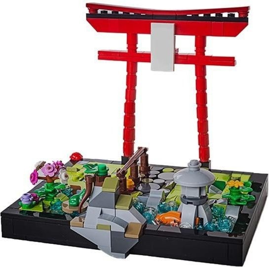 Binchi Keji Travel Mini Straßenblock Mini Stadt Straße, DIY Montage Spielzeug, ab 3 Jahre - Bild 1