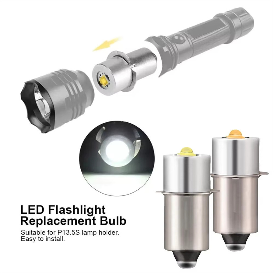 VASTFIRE LED Upgrade-Leuchtmittel E10 mit 5W, Weiß, 6500K Cool White, Ersatzlampen für Taschenlampen und Arbeitsleuchten - Bild 2