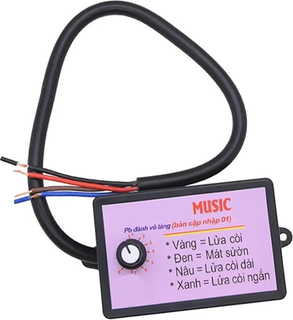 GoolRC Autohupe Controller mit flexibler Einstellung und 8 Sounds für Fahrzeuge, LKW und Marineboote, 12 bis 24V, Pink - Bild 1