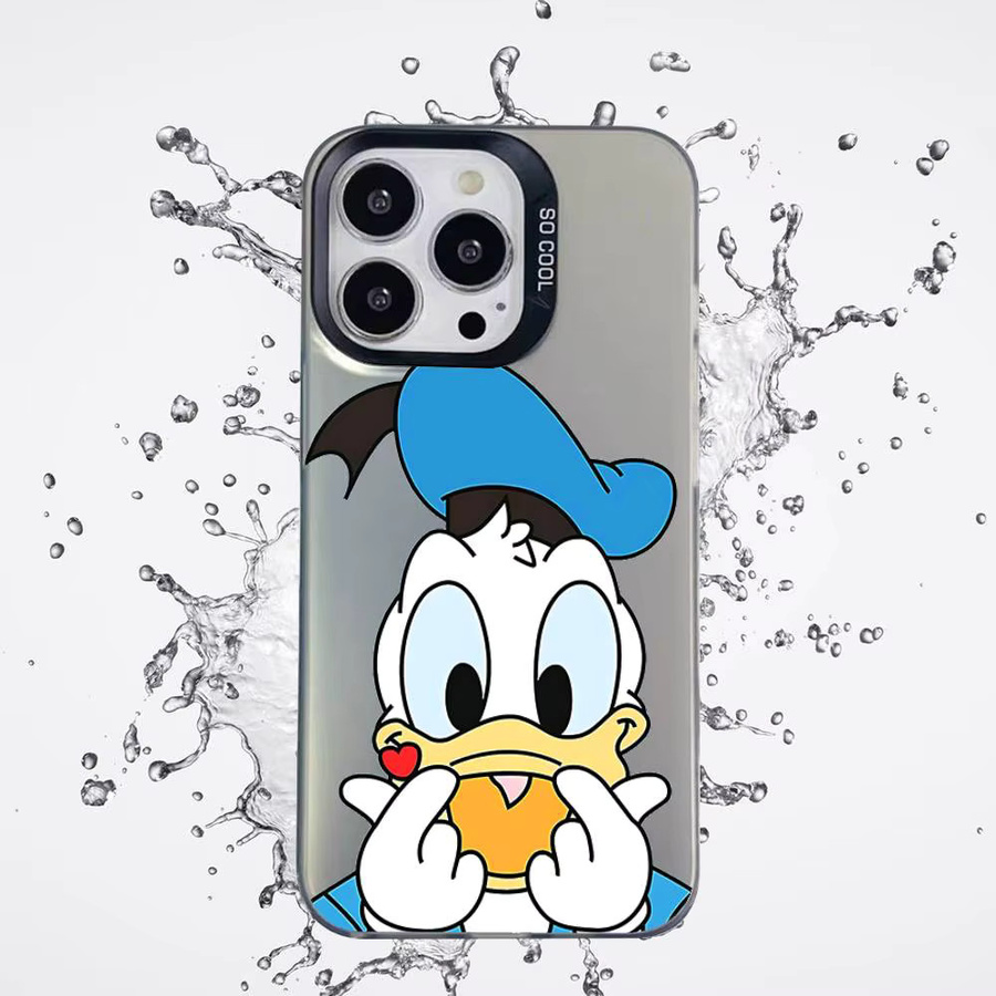 Mesuca Handyhülle mit Donald Duck Cartoon Design für iPhone 11 bis iPhone 17 Pro Max und weitere Modelle - Bild 5