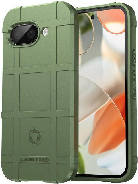 Robuste Silikon-TPU Handyhülle für Google Pixel 9a in Beige - Bild 1