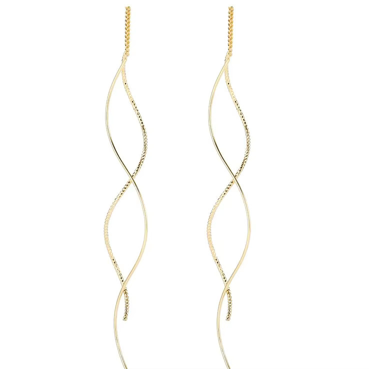 BF CLUB Ohrringe, 925 Silber, Gold, Damen - Bild 3
