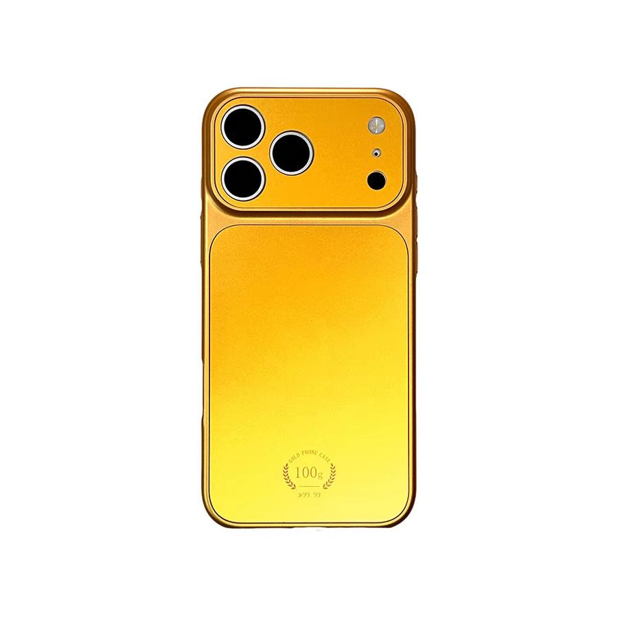 NYFundas MagSafe Handyhülle aus Hart-PC in Gold für iPhone 17 Air 16 Pro Max 15 14 13 12 11 - Bild 2