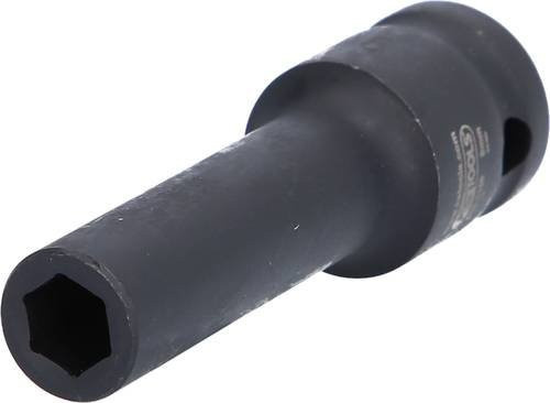 KS Tools Kraft-Steckschlüsseleinsatz 1/2 Zoll Sechskant Lang 9 mm aus Chrome-Molybdän in Schwarz - Bild 1