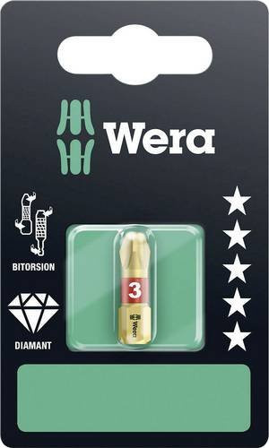 Wera Kreuzschlitz-Bit PH 3 aus Werkzeugstahl mit Diamantbeschichtung in Silber - Bild 1