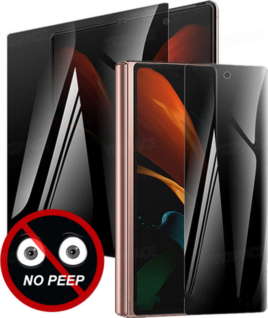 Hydrogel Sichtschutzfolie Anti-Spy Displayschutzfolie für OPPO Find N2 N3 N5 N6 und OnePlus Open in Transparent - Bild 1