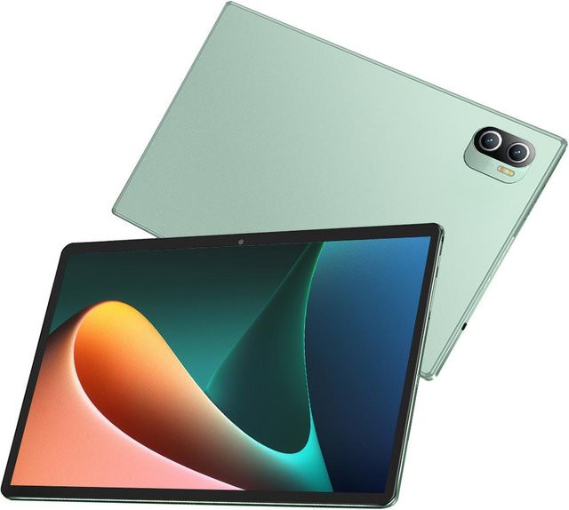 BDF Tablet Android 11 Zoll mit 8 GB RAM und 512 GB ROM, Octa-Core, 8000 mAh Akku, 4G LTE Dual-SIM, Grün - Bild 1