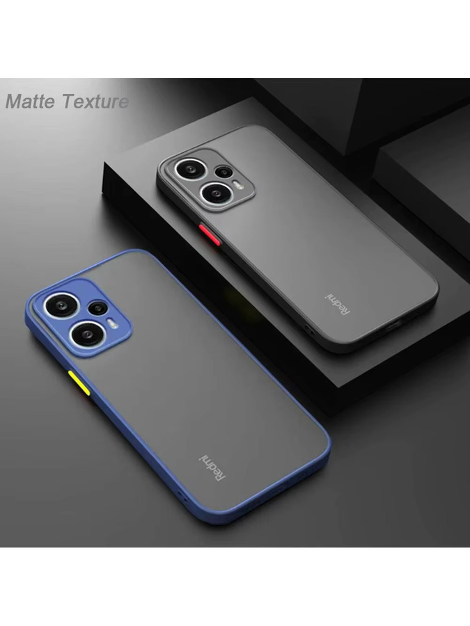 Matte Rüstungshülle für Xiaomi Redmi 12 12C 4G sowie Xiaomi Note 13 12 11 10 Pro Plus 5G, stoßfeste Schutzhülle in Rot - Bild 5