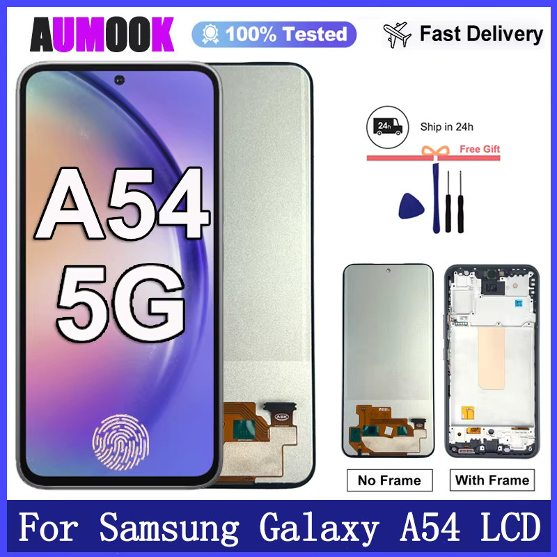 Samsung Galaxy A54 5G AMOLED Display Ersatz mit Touchscreen Digitizer Einheit in Schwarz - Bild 1