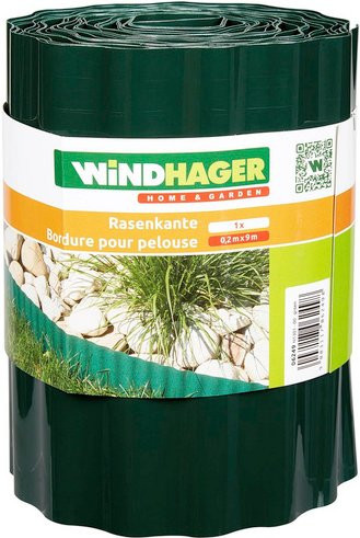 WINDHAGER Rasenkante aus Kunststoff in Grün, H x L: 20 x 900 cm - Bild 1