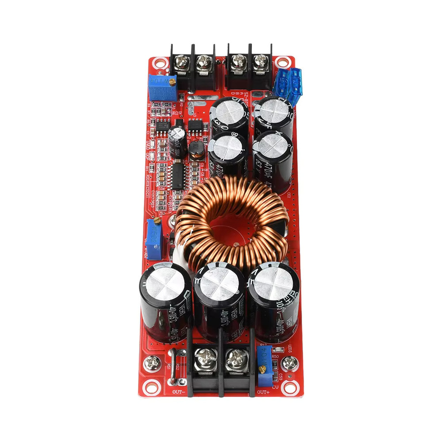 diymore DC-DC Boost Step-up Konverter 1200W Netzteil Konvertierungsmodul 8-60V auf 12-80V in Rot - Bild 3