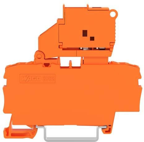 WAGO 2002-1612/1000-867 Sicherungsklemme Orange 50 Stück - Bild 1