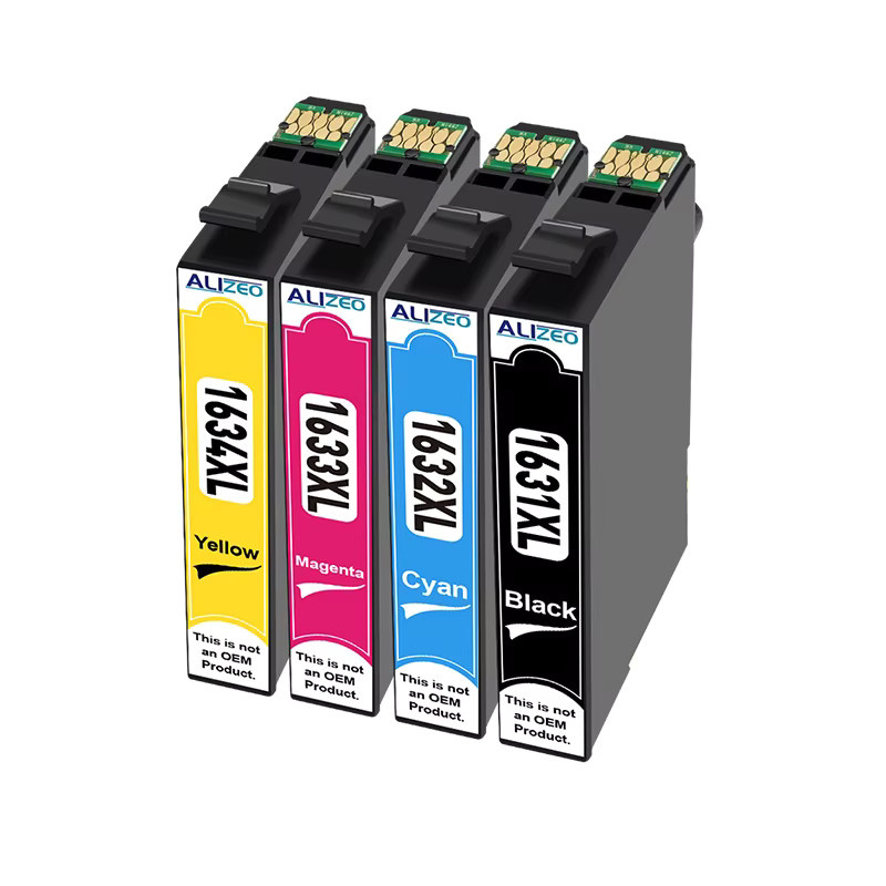 ALIZEO Tintenpatronen Set XL T1631 T1632 für Epson Drucker, Schwarz und Multicolor, kompatibel mit WF-2010, WF-2510, WF-2520, WF-2530, WF-2540, WF-2650, WF-2660, WF-2750, WF-2760 und WF-2010W - Bild 2