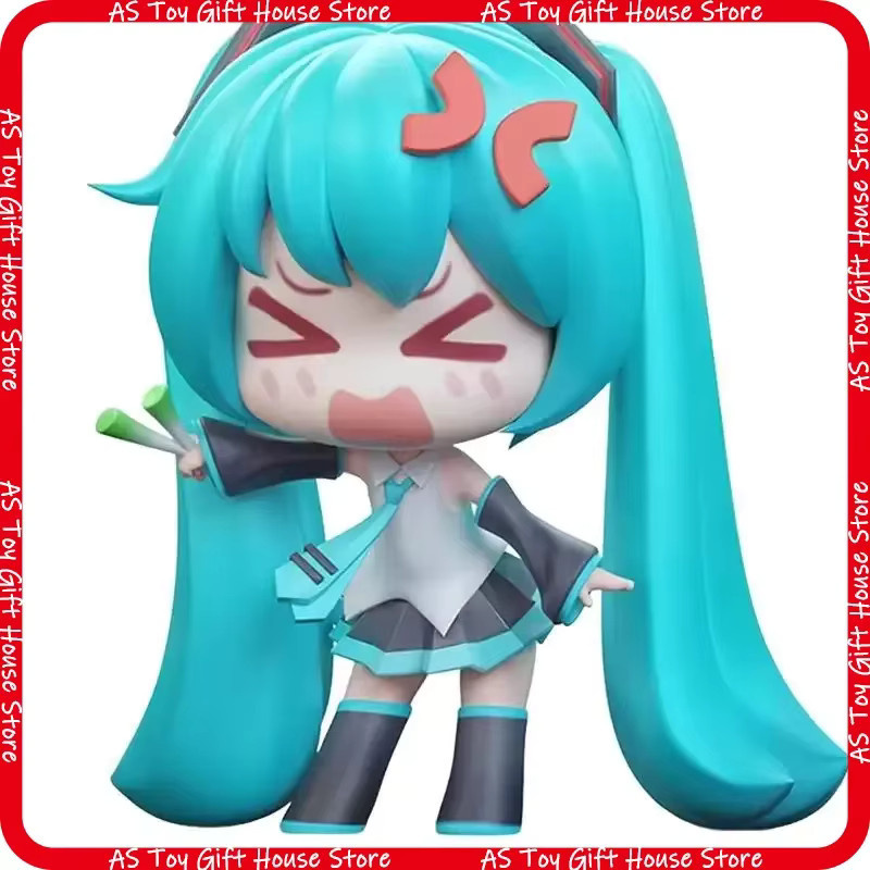 Bandai Hatsune Miku Anime-Figur, Q-Version GK-Statue, Grün, Kunststoff - Bild 2