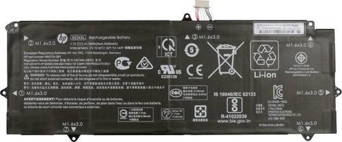 HP Notebook-Akku 860708-855 in Schwarz mit 5400 mAh und 7.70V - Bild 1