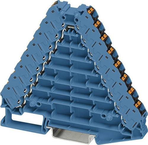 Phoenix Contact Potenzialverteiler PTRV 8-PV in Blau/Schwarz, Breite: 17,5 cm, Höhe: 10,0 cm, Tiefe: 8,75 cm - Bild 1