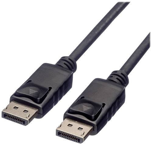 Roline DisplayPort Anschlusskabel Schwarz, Länge: 5,00 m - Bild 1