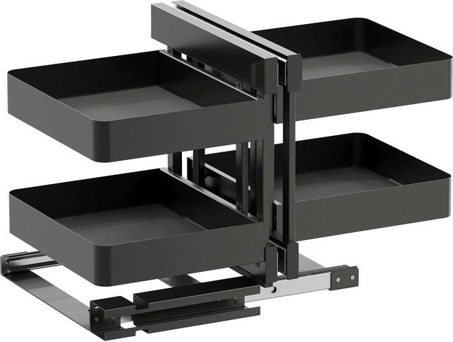 Vauth-Sagel Eckschrankauszug Cor Flex Planero in Lava für Korpusbreite 1.200 mm aus Stahl - Bild 1